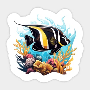 Moorish Idol Sticker